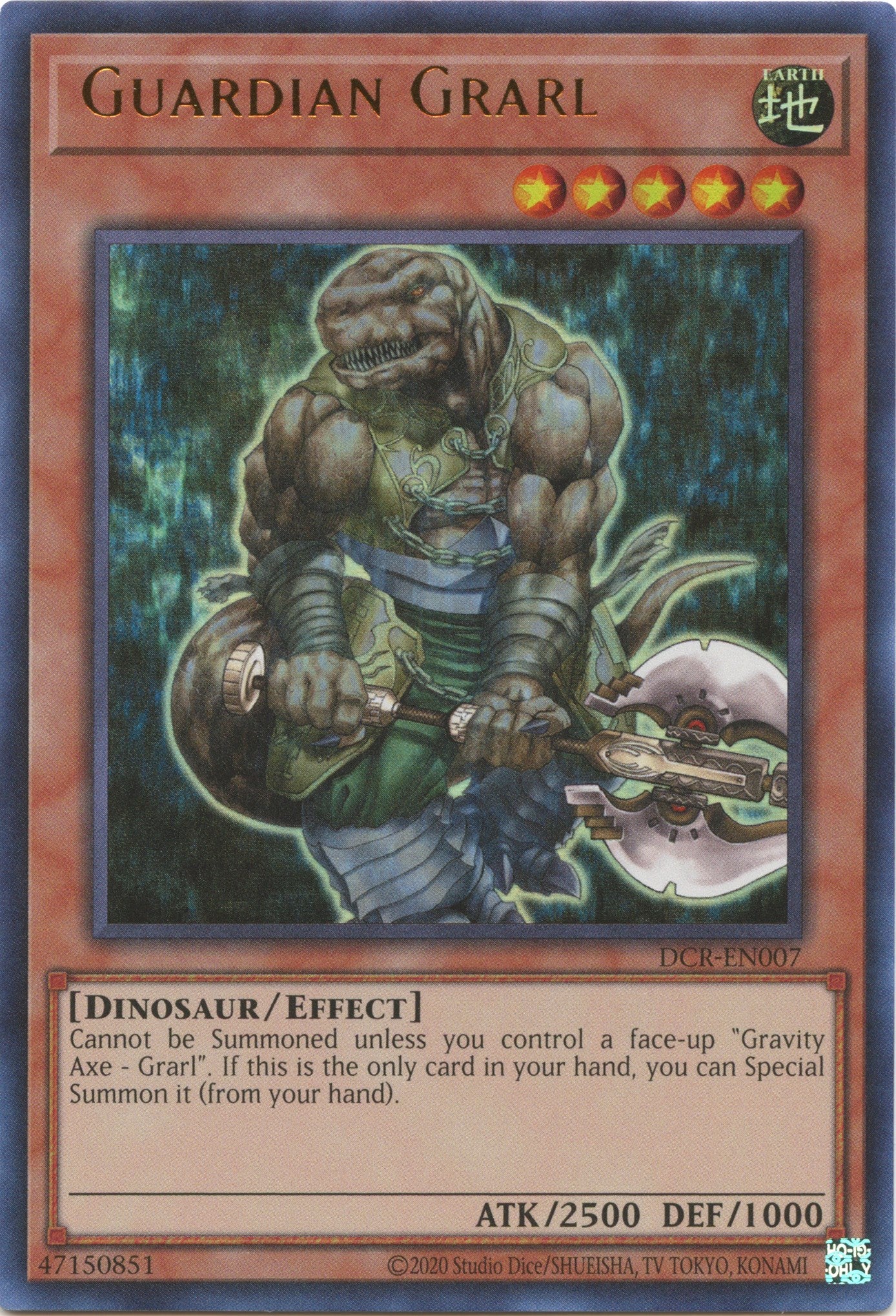 Guardian Grarl (25th Anniversary) [DCR-EN007] Ultra Rare | Gear Gaming Fayetteville