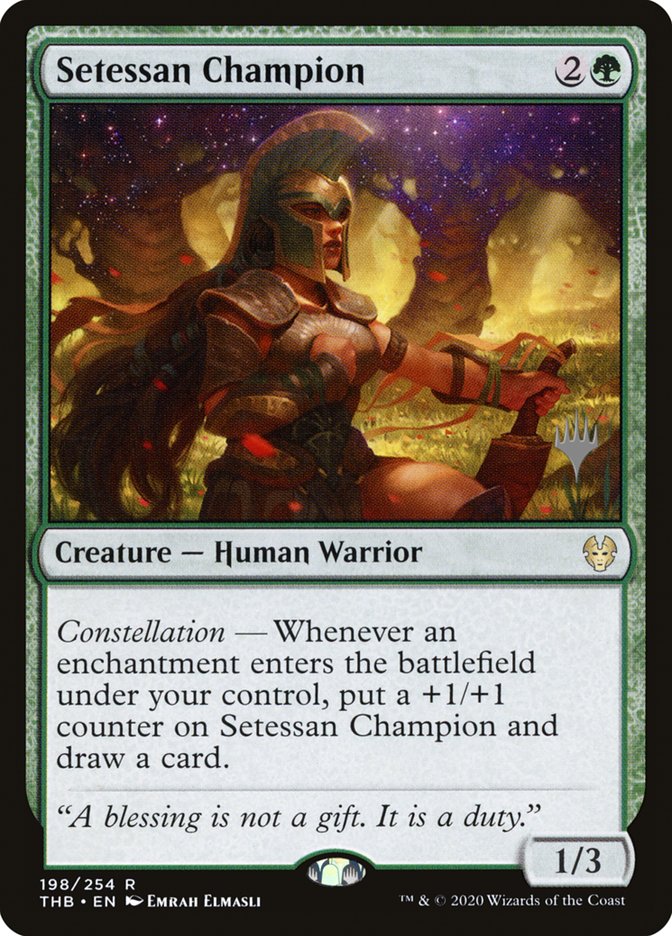 Setessan Champion (Promo Pack) [Theros Beyond Death Promos] | Gear Gaming Fayetteville