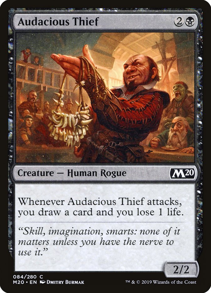 Audacious Thief [Core Set 2020] | Gear Gaming Fayetteville