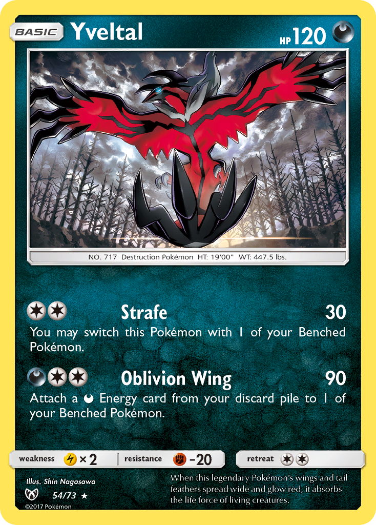 Yveltal (54/73) [Sun & Moon: Shining Legends] | Gear Gaming Fayetteville