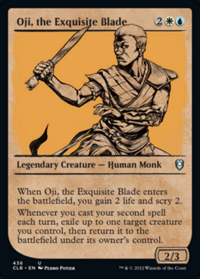 Oji, the Exquisite Blade (Showcase) [Commander Legends: Battle for Baldur's Gate] | Gear Gaming Fayetteville