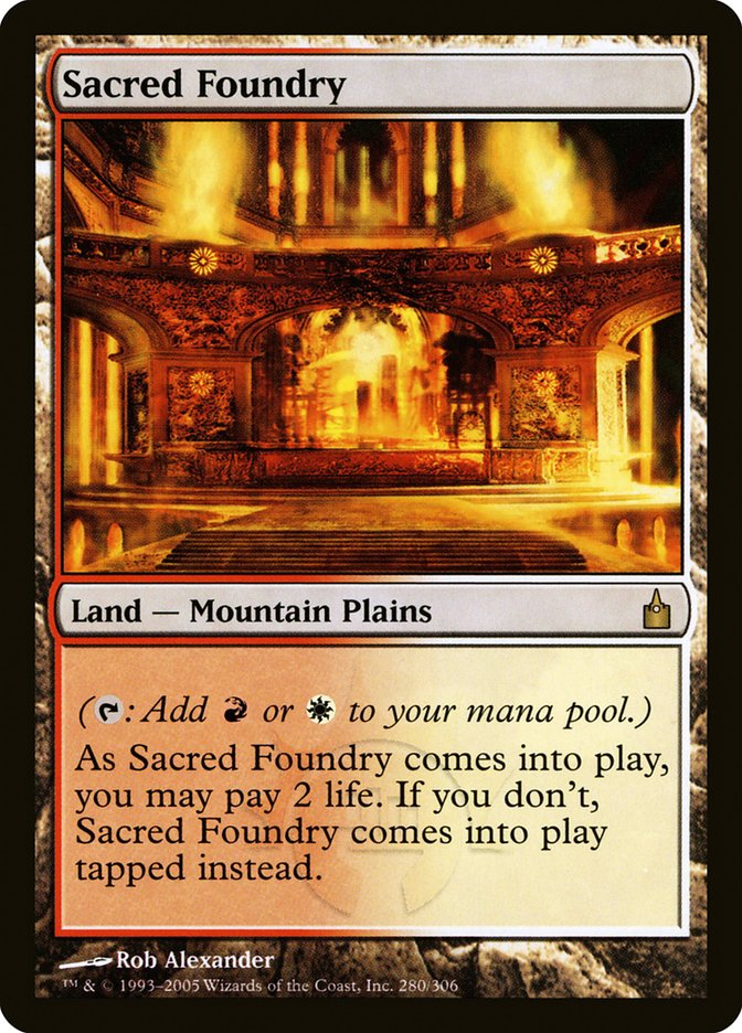 Sacred Foundry [Ravnica: City of Guilds] | Gear Gaming Fayetteville