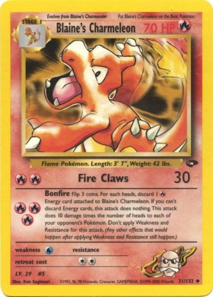 Blaine's Charmeleon (31/132) [Gym Challenge Unlimited] | Gear Gaming Fayetteville