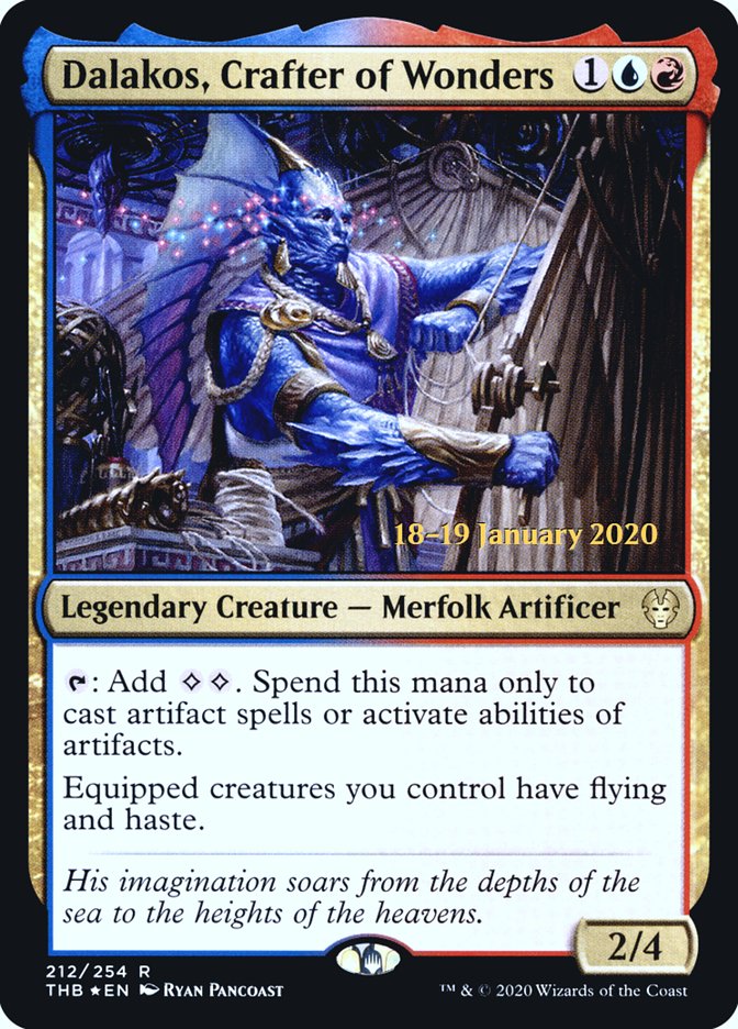 Dalakos, Crafter of Wonders [Theros Beyond Death Prerelease Promos] | Gear Gaming Fayetteville