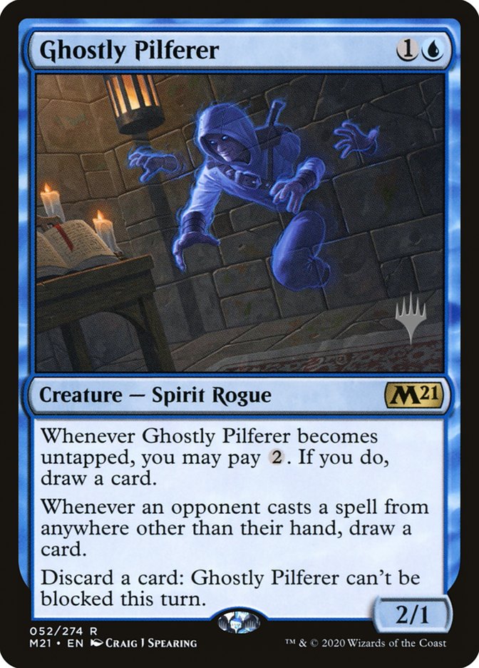 Ghostly Pilferer (Promo Pack) [Core Set 2021 Promos] | Gear Gaming Fayetteville