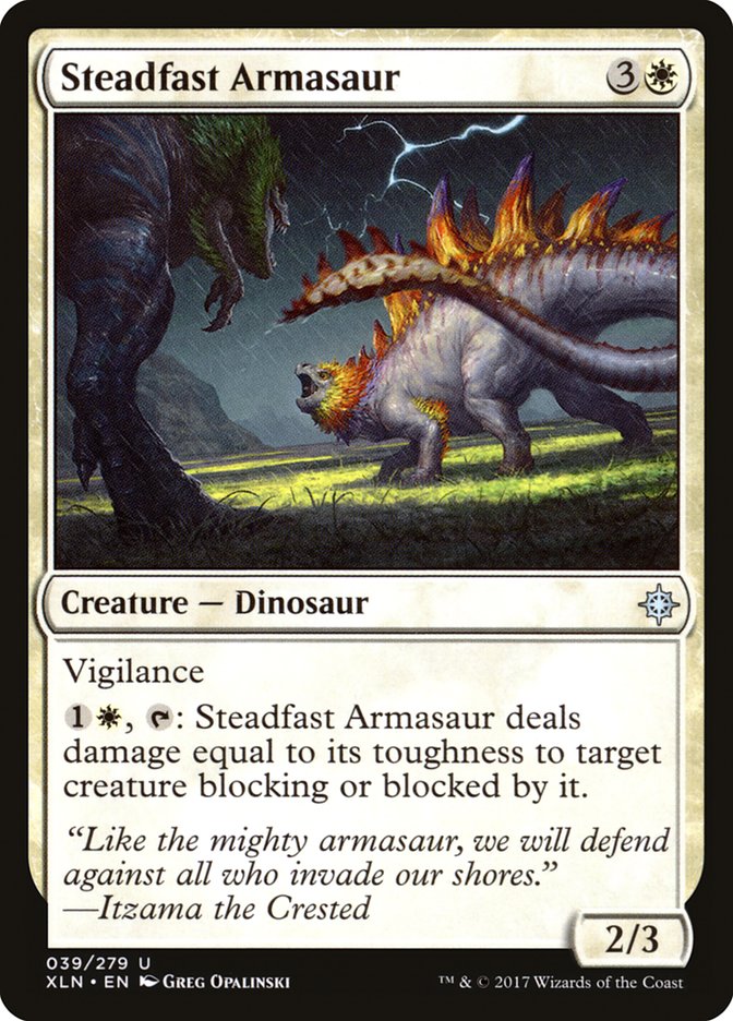 Steadfast Armasaur [Ixalan] | Gear Gaming Fayetteville