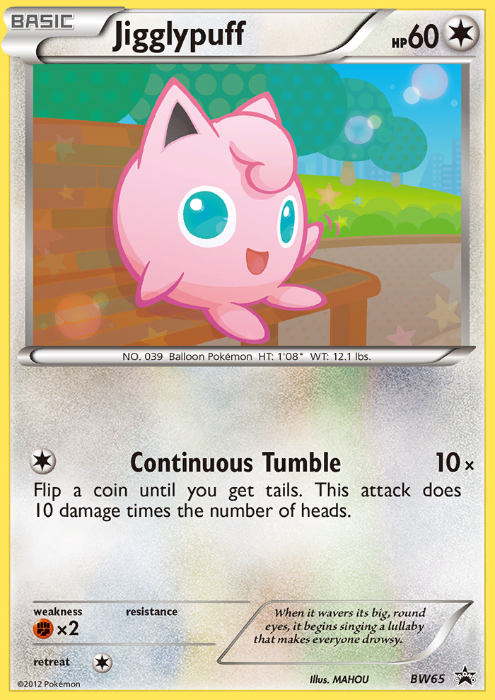 Jigglypuff (BW65) [Black & White: Black Star Promos] | Gear Gaming Fayetteville