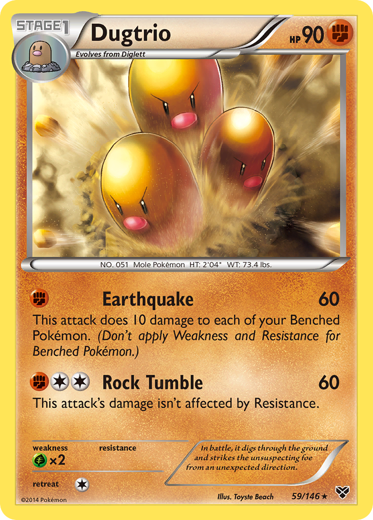 Dugtrio (59/146) [XY: Base Set] | Gear Gaming Fayetteville