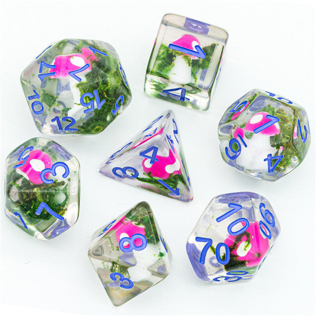 Udixi Mushroom Dice Set - Pink | Gear Gaming Fayetteville