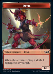 Devil // Rogue Double-Sided Token [Streets of New Capenna Tokens] | Gear Gaming Fayetteville