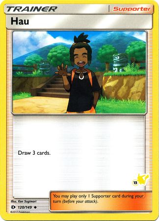 Hau (120/149) (Pikachu Stamp #13) [Battle Academy 2020] | Gear Gaming Fayetteville