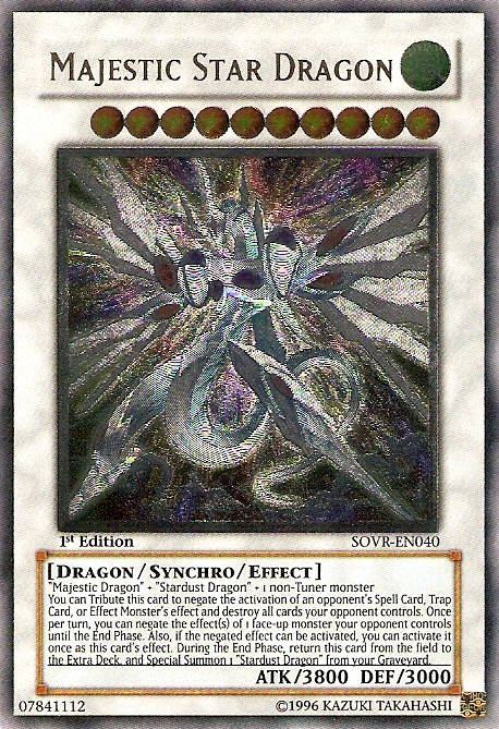 Majestic Star Dragon [SOVR-EN040] Ultimate Rare | Gear Gaming Fayetteville