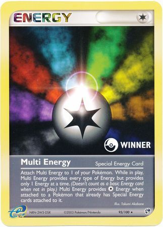 Multi Energy (93/100) (Winner League Promo) [EX: Sandstorm] | Gear Gaming Fayetteville