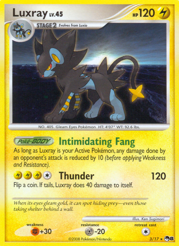 Luxray (3/17) [POP Series 8] | Gear Gaming Fayetteville