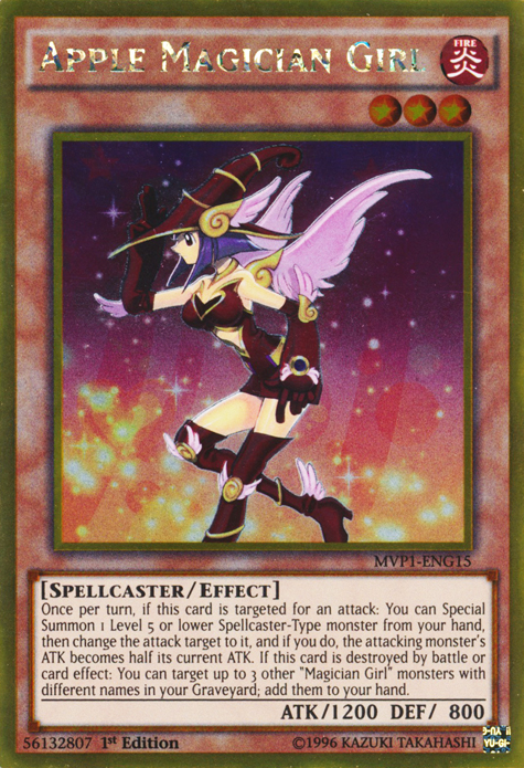 Apple Magician Girl [MVP1-ENG15] Gold Rare | Gear Gaming Fayetteville