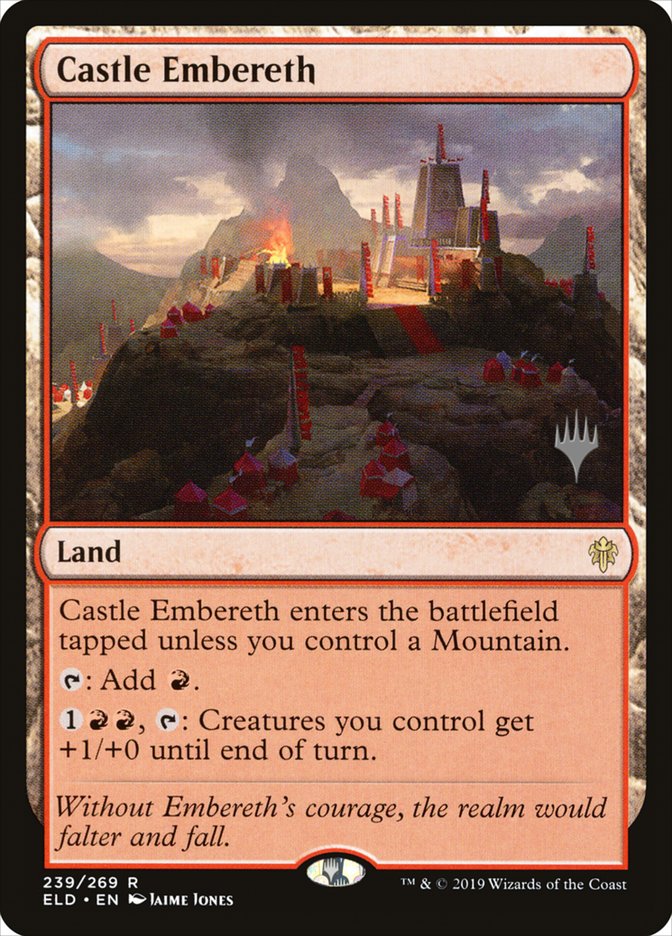 Castle Embereth (Promo Pack) [Throne of Eldraine Promos] | Gear Gaming Fayetteville