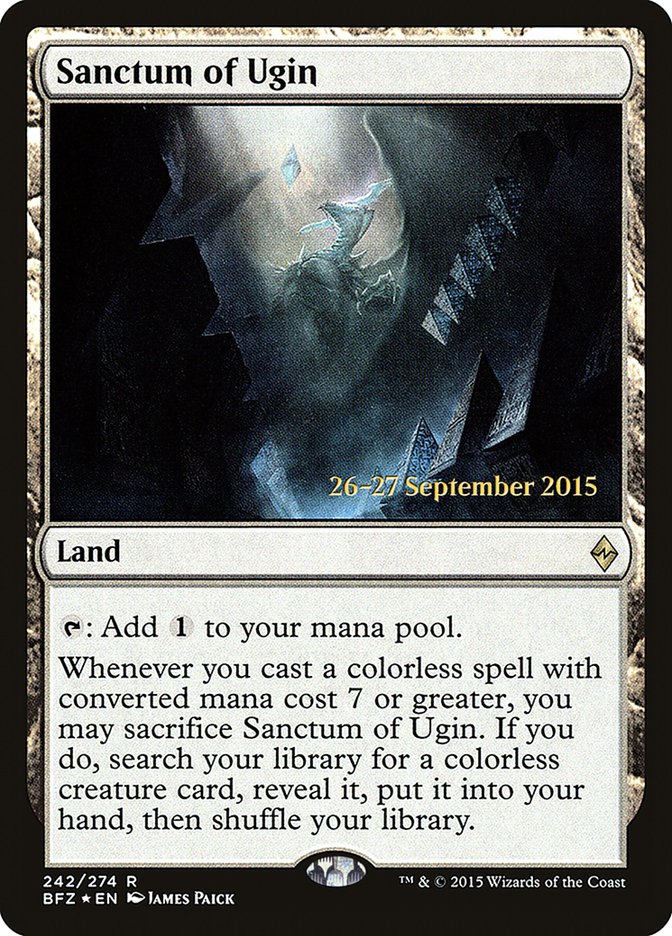 Sanctum of Ugin [Battle for Zendikar Prerelease Promos] | Gear Gaming Fayetteville