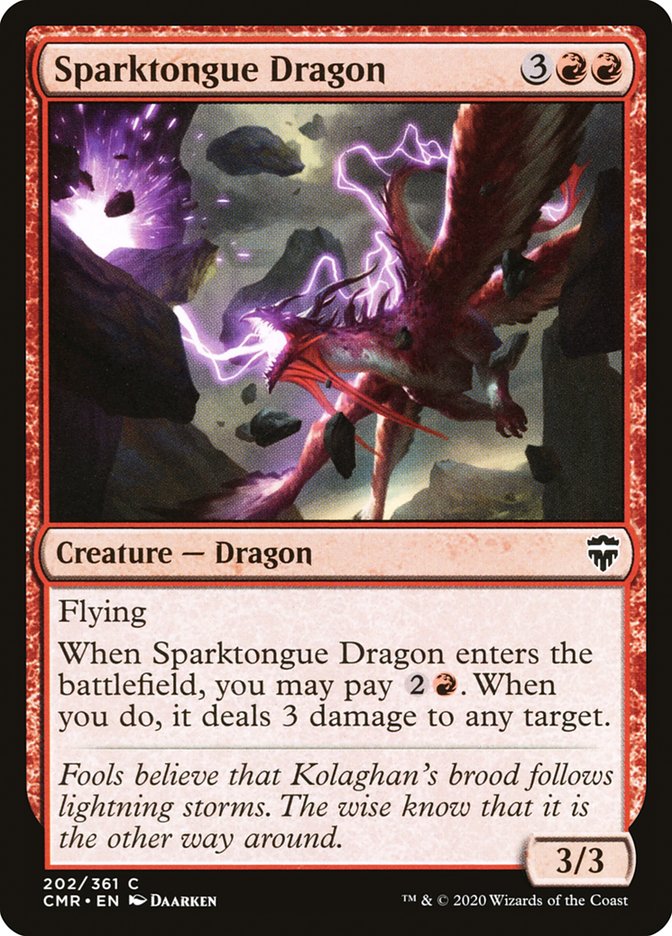 Sparktongue Dragon [Commander Legends] | Gear Gaming Fayetteville