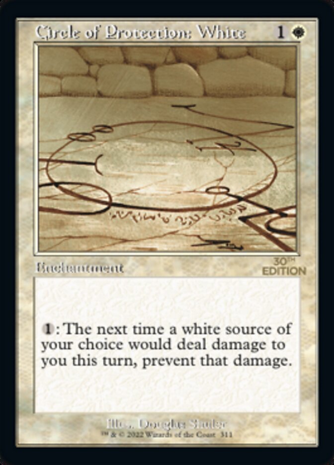 Circle of Protection: White (Retro) [30th Anniversary Edition] | Gear Gaming Fayetteville
