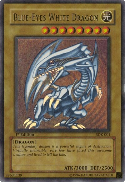 Blue-Eyes White Dragon [SDK-001] Ultra Rare | Gear Gaming Fayetteville