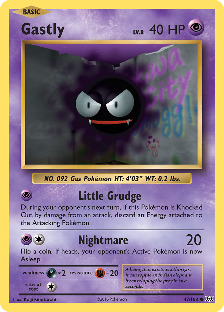 Gastly (47/108) [XY: Evolutions] | Gear Gaming Fayetteville