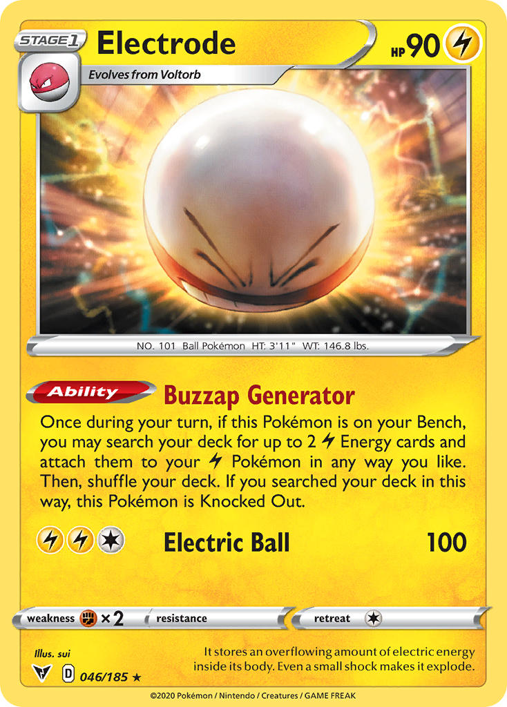 Electrode (046/185) [Sword & Shield: Vivid Voltage] | Gear Gaming Fayetteville