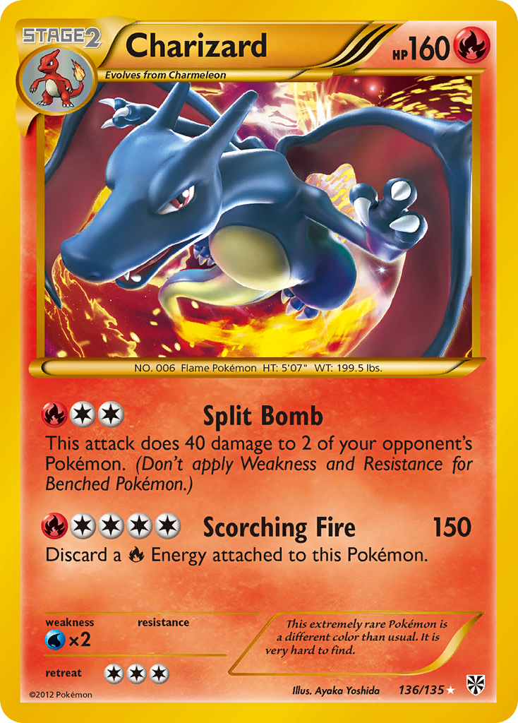 Charizard (136/135) [Black & White: Plasma Storm] | Gear Gaming Fayetteville