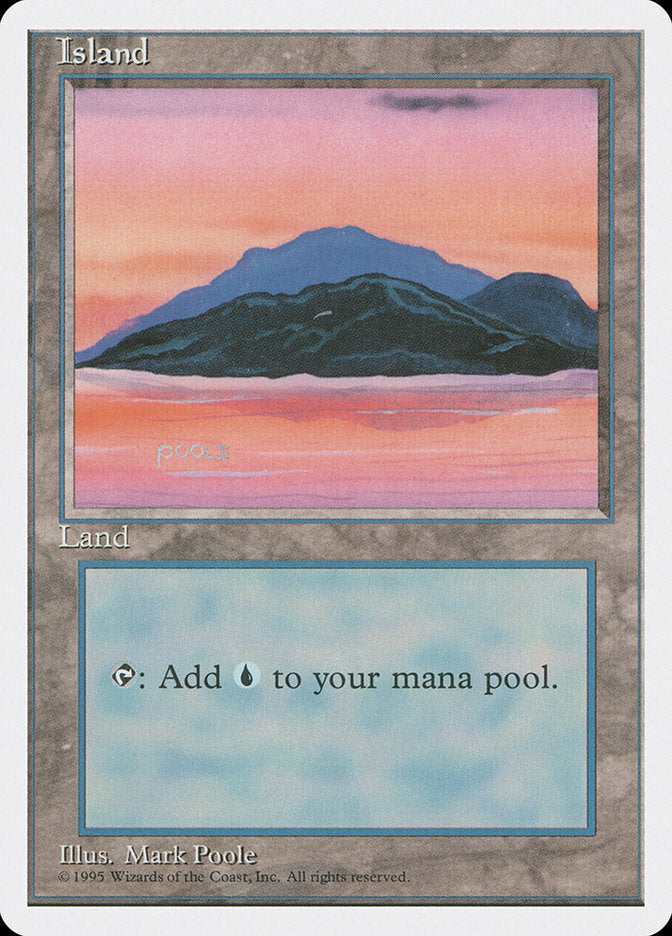 Island (Sunset / Signature on Left) [Fourth Edition] | Gear Gaming Fayetteville