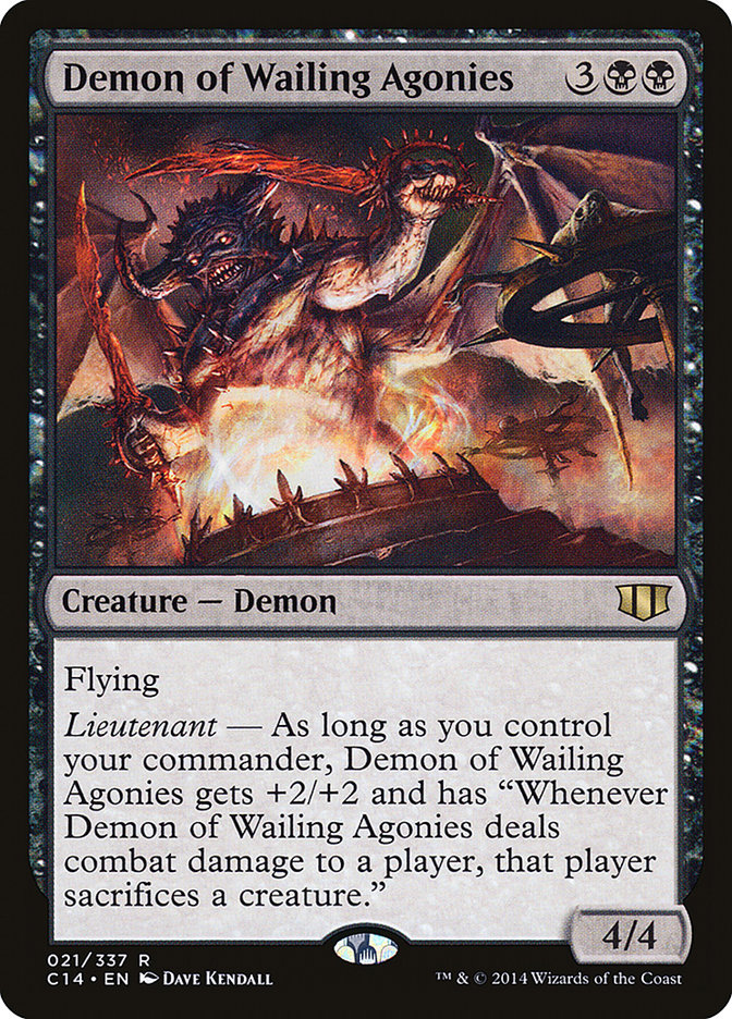 Demon of Wailing Agonies [Commander 2014] | Gear Gaming Fayetteville