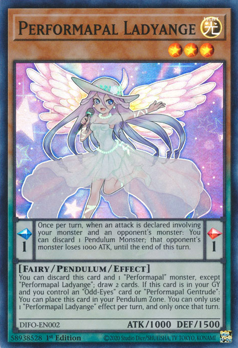 Performapal Ladyange [DIFO-EN002] Super Rare | Gear Gaming Fayetteville