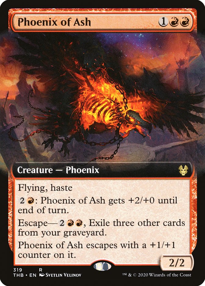 Phoenix of Ash (Extended Art) [Theros Beyond Death] | Gear Gaming Fayetteville