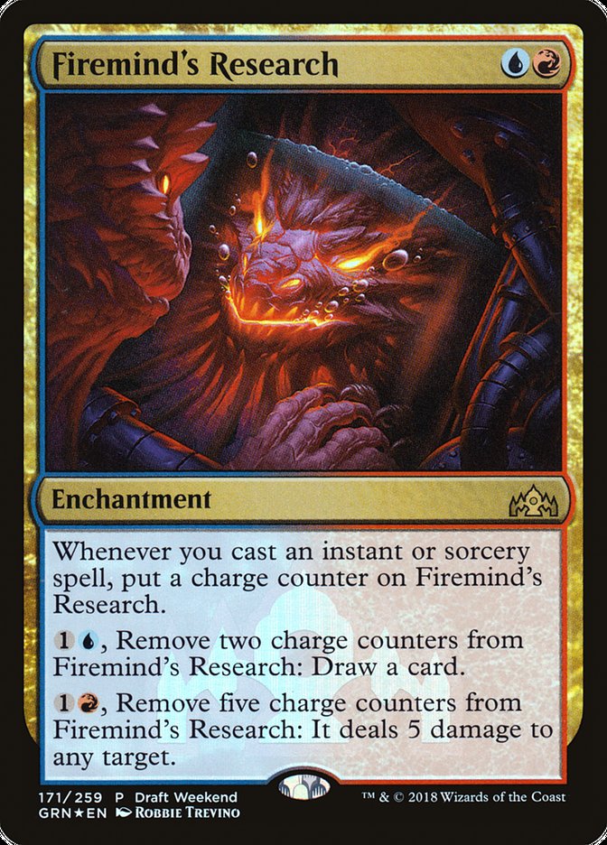 Firemind's Research (Draft Weekend) [Guilds of Ravnica Promos] | Gear Gaming Fayetteville