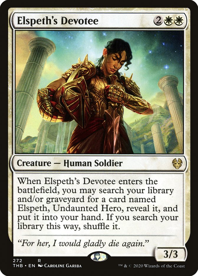 Elspeth's Devotee [Theros Beyond Death] | Gear Gaming Fayetteville