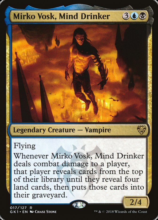 Mirko Vosk, Mind Drinker [Guilds of Ravnica Guild Kit] | Gear Gaming Fayetteville