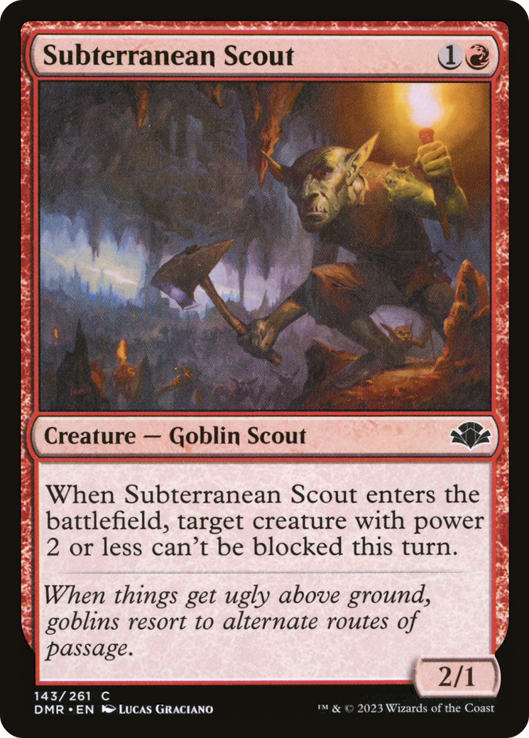 Subterranean Scout [Dominaria Remastered] | Gear Gaming Fayetteville