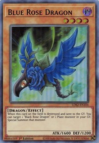 Blue Rose Dragon (Purple) [LDS2-EN104] Ultra Rare | Gear Gaming Fayetteville