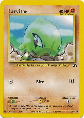 Larvitar (57/75) [Neo Discovery Unlimited] | Gear Gaming Fayetteville