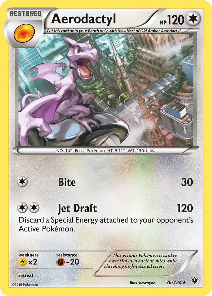 Aerodactyl (76/124) [XY: Fates Collide] | Gear Gaming Fayetteville