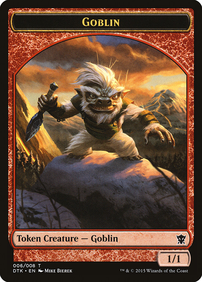 Goblin Token [Dragons of Tarkir Tokens] | Gear Gaming Fayetteville