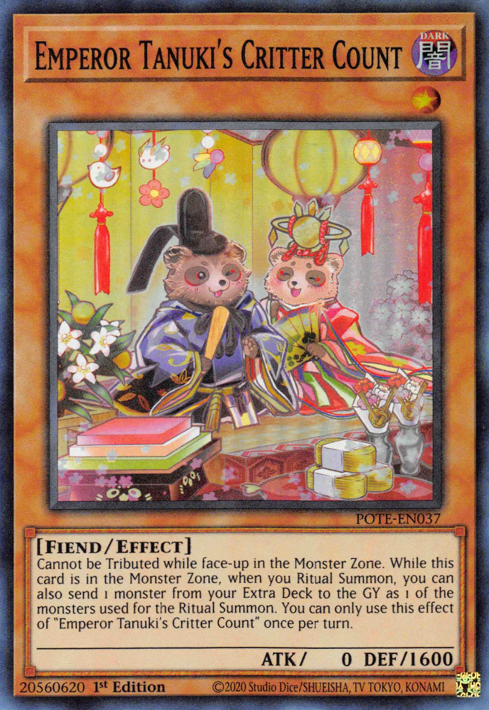 Emperor Tanuki's Critter Count [POTE-EN037] Super Rare | Gear Gaming Fayetteville