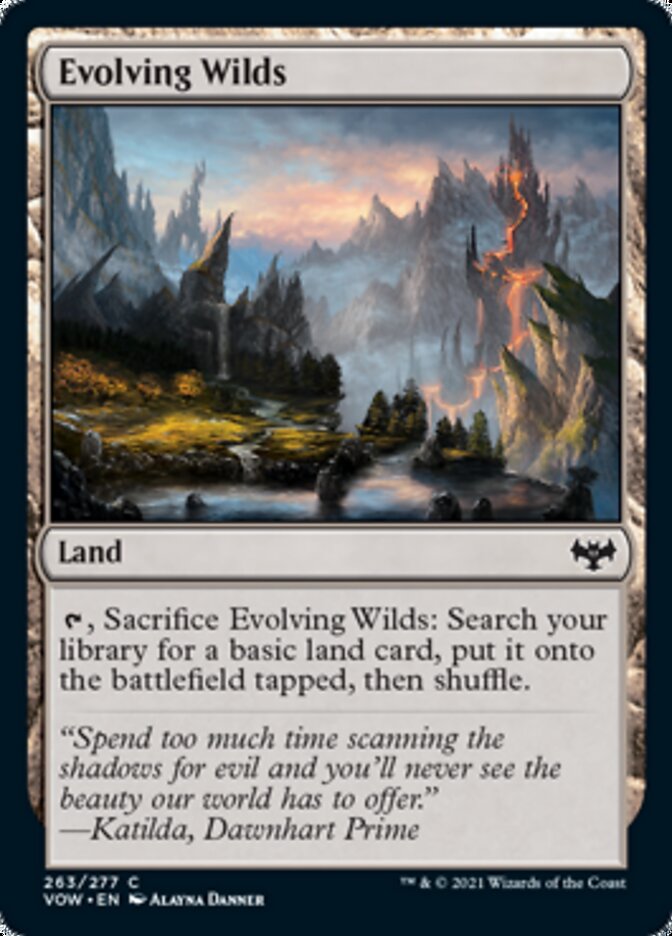 Evolving Wilds [Innistrad: Crimson Vow] | Gear Gaming Fayetteville