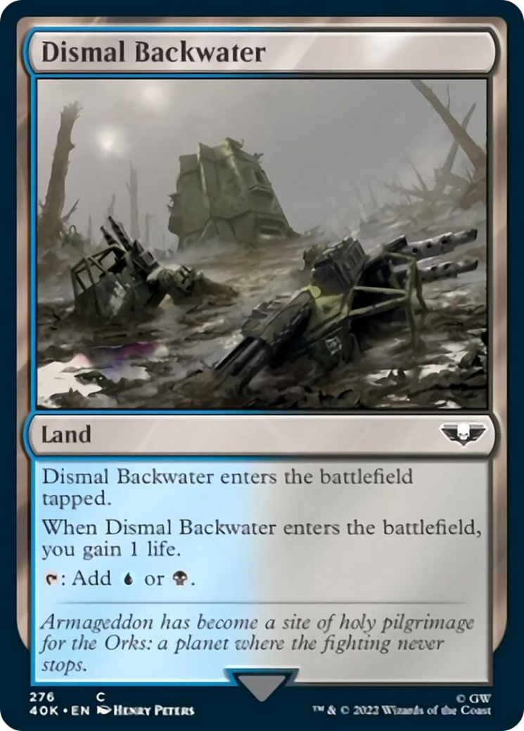 Dismal Backwater (Surge Foil) [Warhammer 40,000] | Gear Gaming Fayetteville