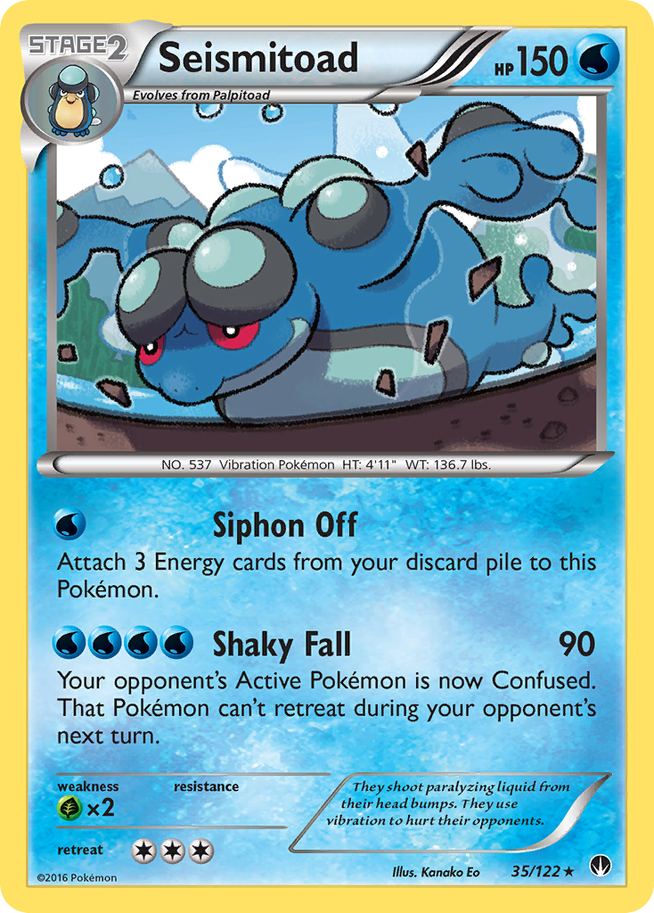 Seismitoad (35/122) [XY: BREAKpoint] | Gear Gaming Fayetteville