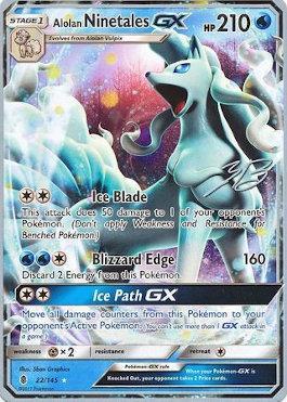 Alolan Ninetales GX (22/145) (Ice Path FTW - Zachary Bokhari) [World Championships 2017] | Gear Gaming Fayetteville