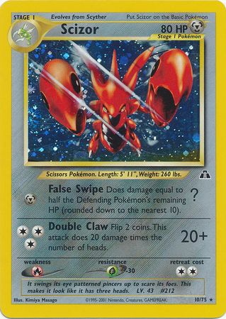 Scizor (10/75) [Neo Discovery Unlimited] | Gear Gaming Fayetteville