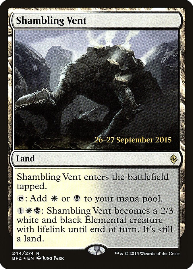 Shambling Vent [Battle for Zendikar Prerelease Promos] | Gear Gaming Fayetteville