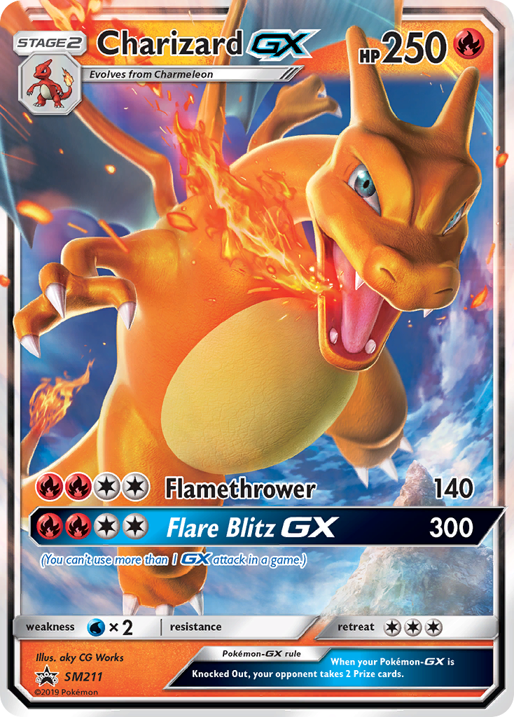 Charizard GX (SM211) [Sun & Moon: Black Star Promos] | Gear Gaming Fayetteville