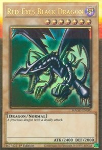 Red-Eyes Black Dragon [MAGO-EN003] Gold Rare | Gear Gaming Fayetteville