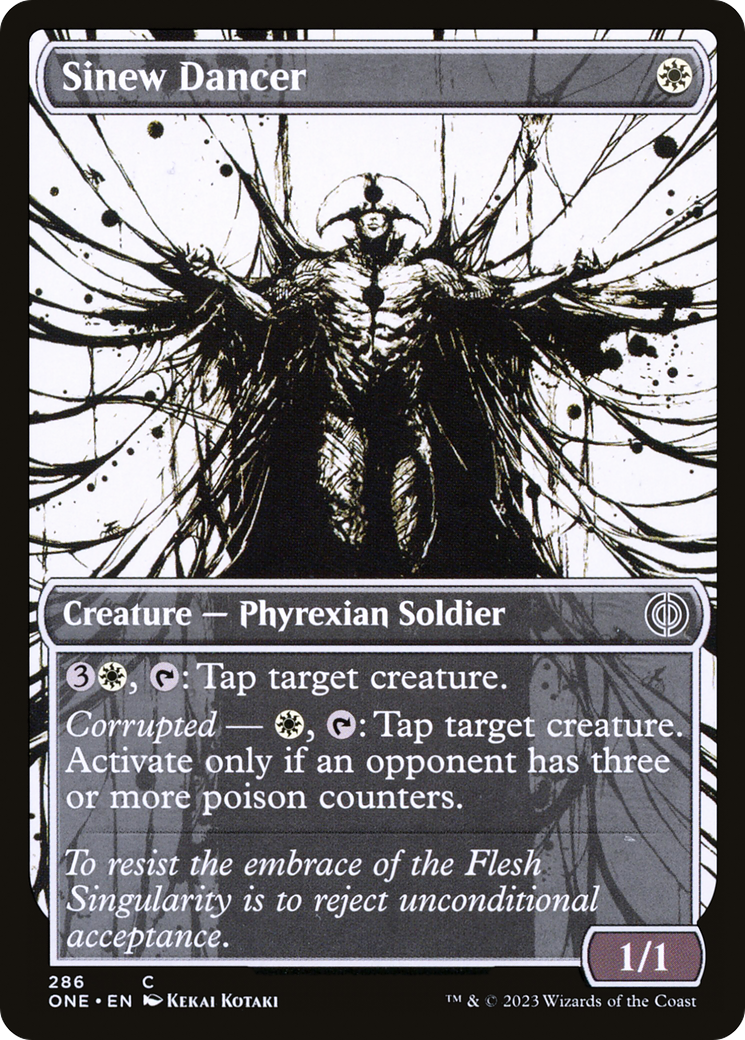 Sinew Dancer (Showcase Ichor) [Phyrexia: All Will Be One] | Gear Gaming Fayetteville