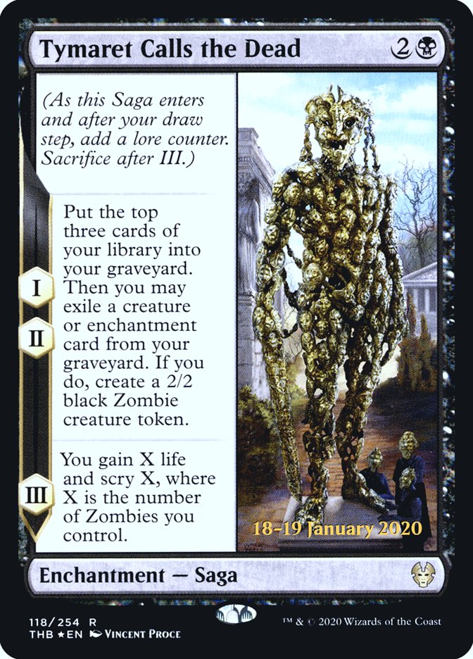 Tymaret Calls the Dead [Theros Beyond Death Prerelease Promos] | Gear Gaming Fayetteville